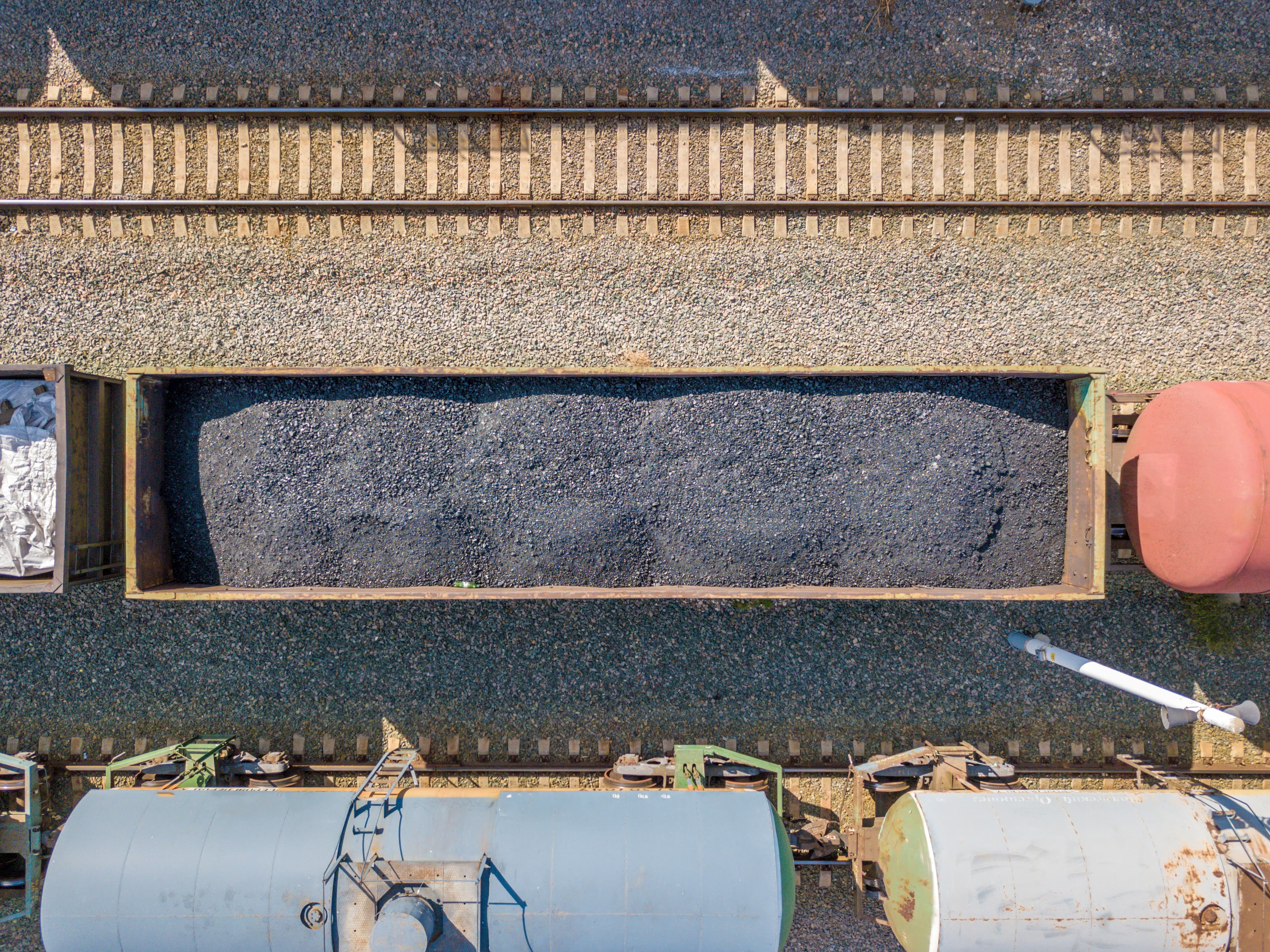 Measure material directly inside each vehicle